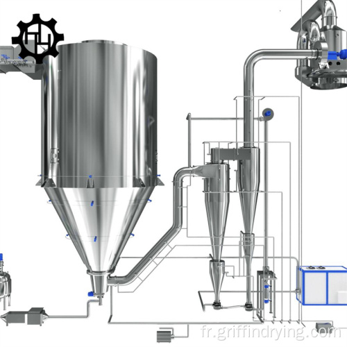 Machine de séchage de pulvérisation centrifuge de sucre arabinose